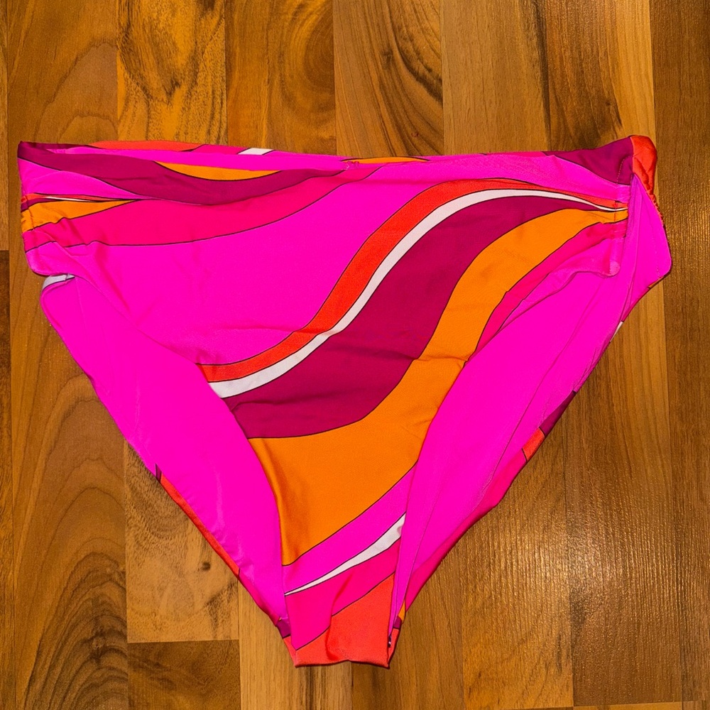 Trina Turk reversible swim 12‎ pink and pink/orange design NWT bathing suit
